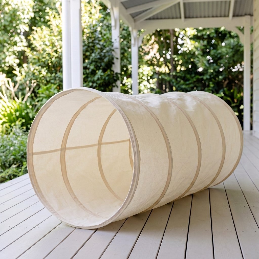 Cotton Canvas Play Tunnel – Oat