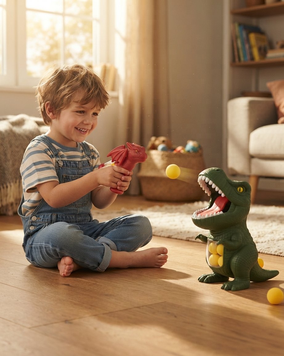 Dinosaur Ball Blaster & T-Rex Target Set