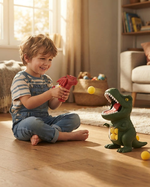 Dinosaur Ball Blaster & T-Rex Target Set