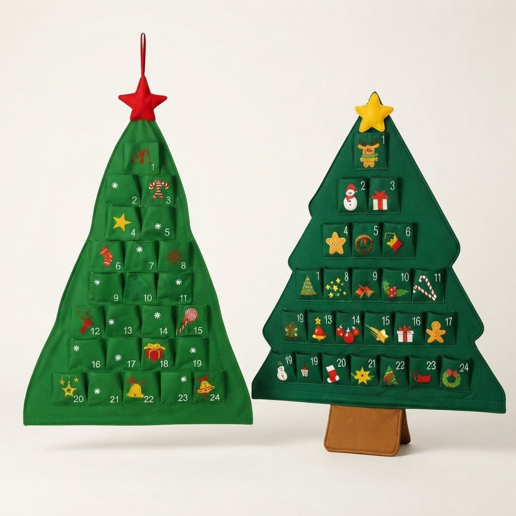 Felt Christmas Tree Advent Calendar