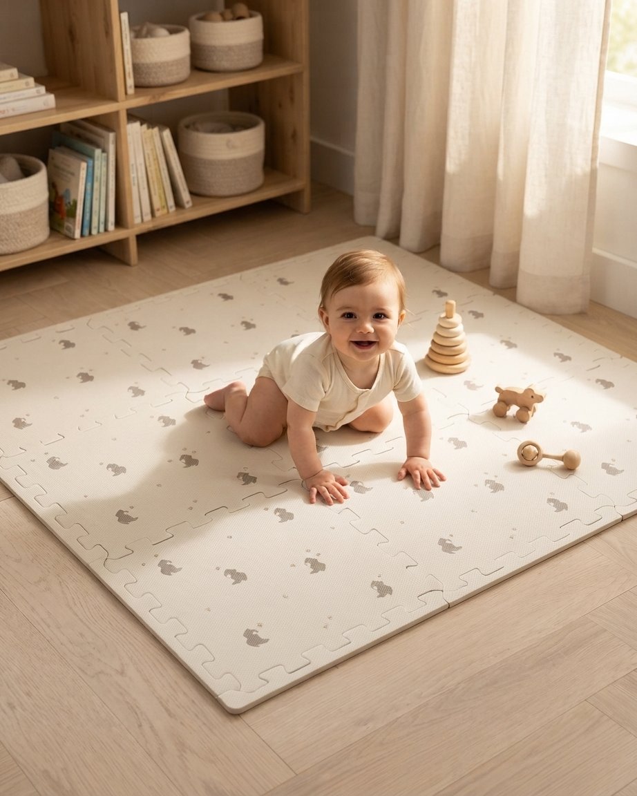Foam Puzzle Play Mat – Bears & Bees