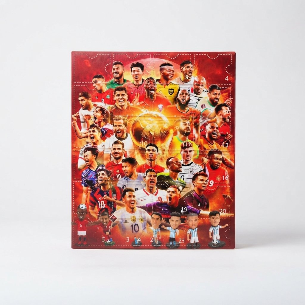 Football Advent Calendar, 24-Door Countdown