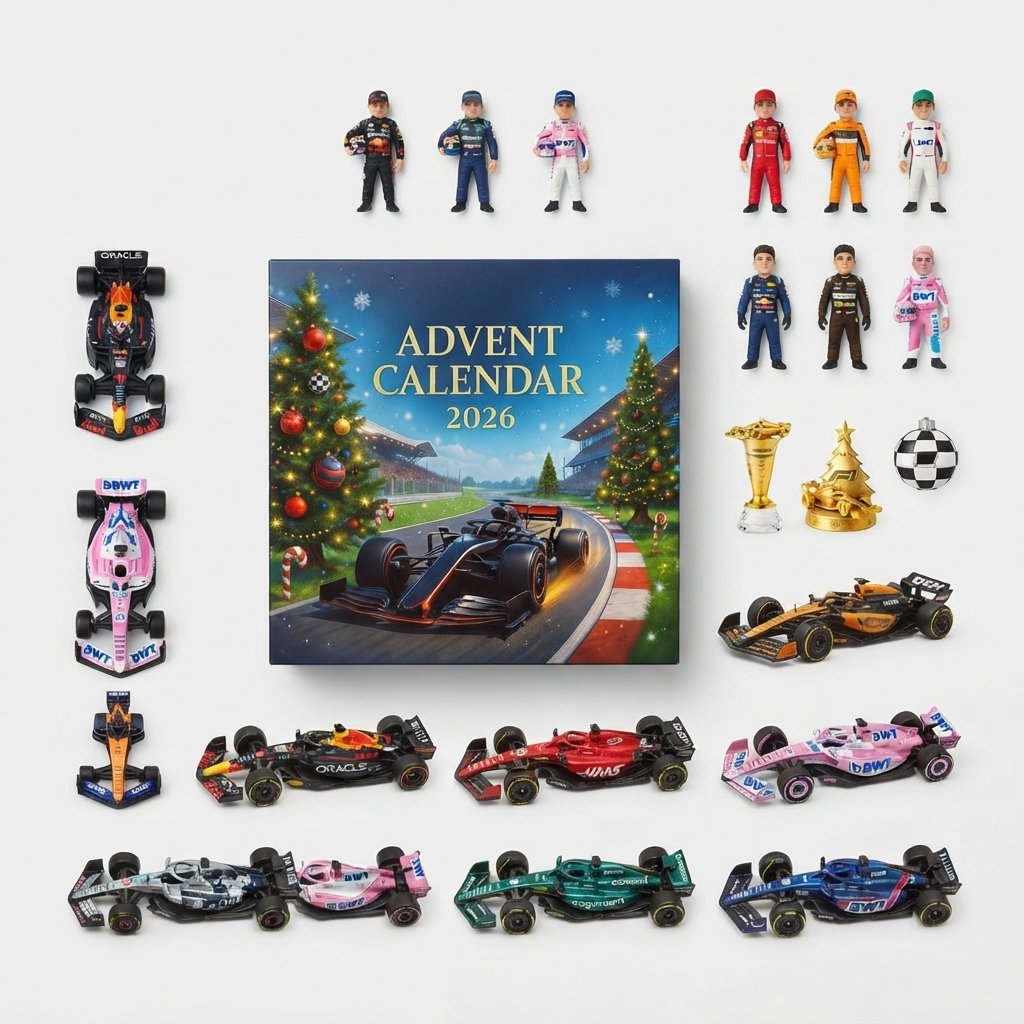 Formula 1 Advent Calendar with 24 Surprises