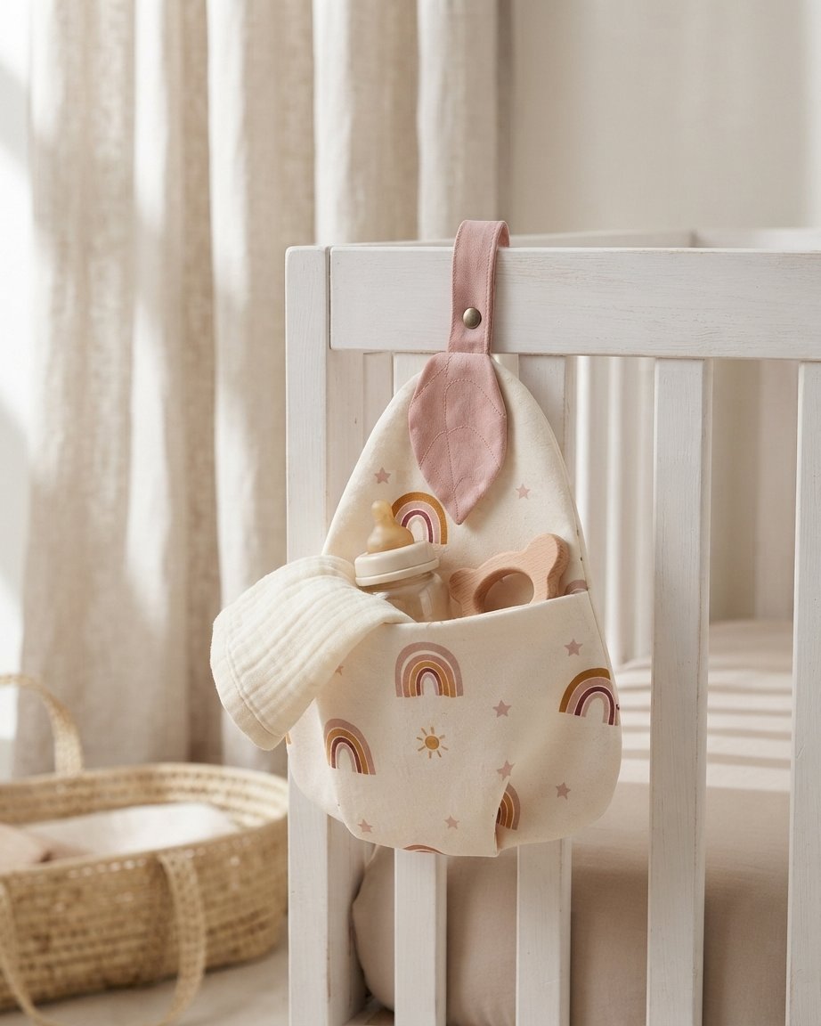 Hanging Nappy Caddy with Front Pocket