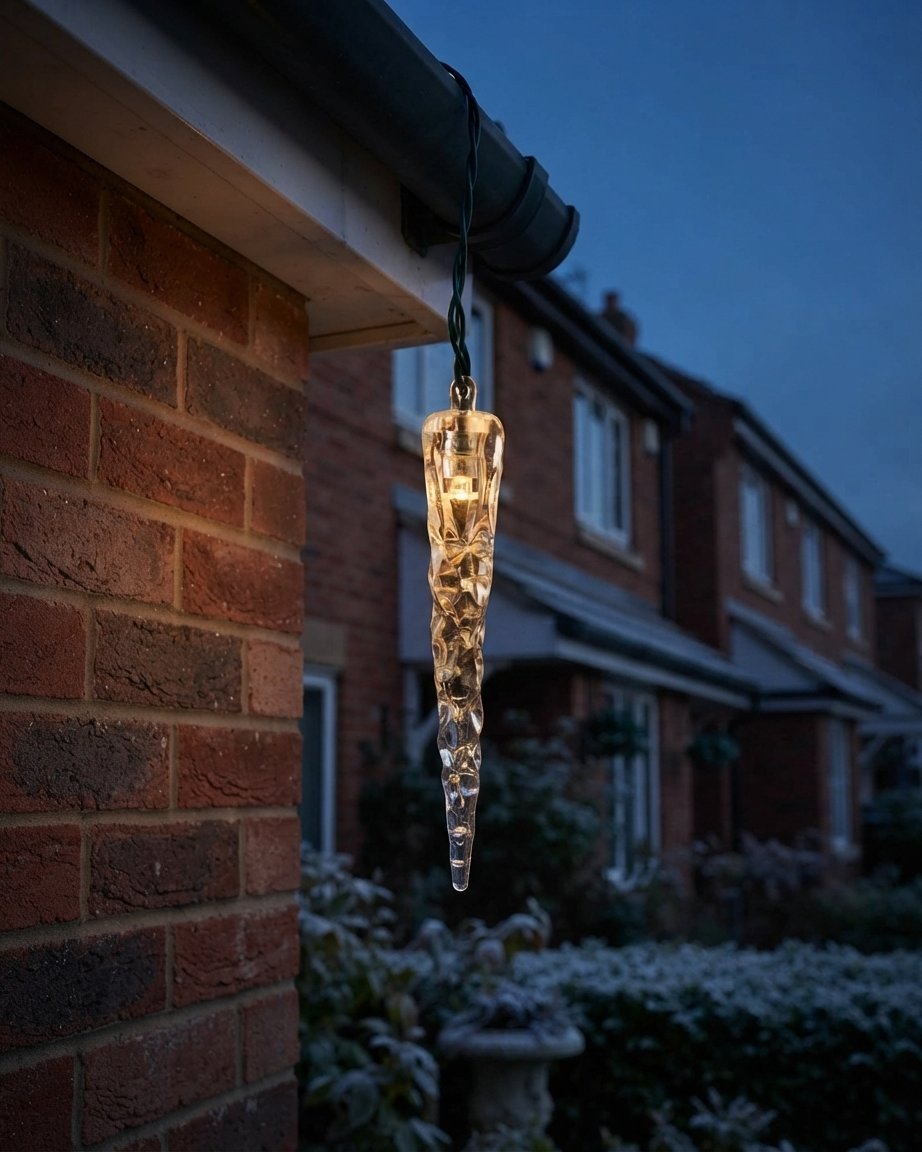 Icicle String Lights with Remote