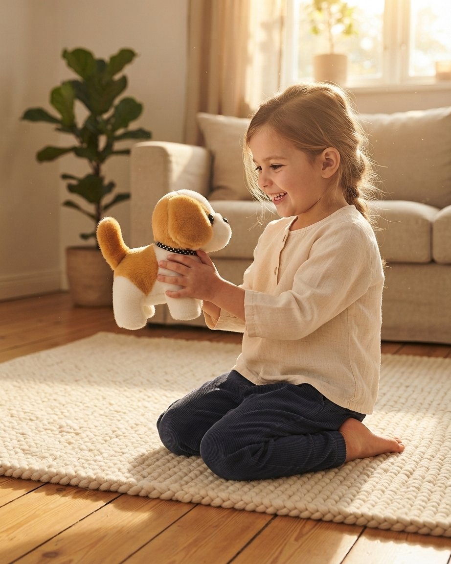 Interactive Plush Puppy Toy – Walks & Barks