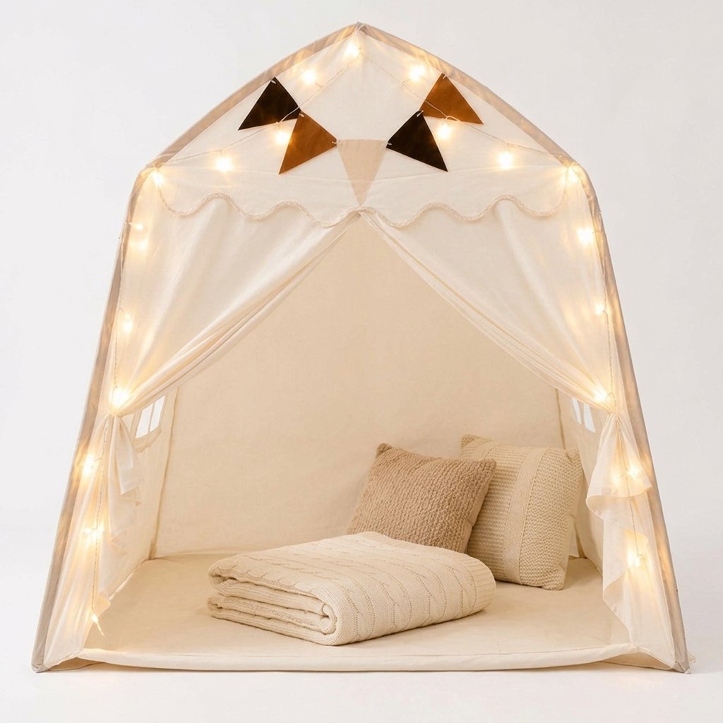 Kids Play Tent with Fairy Lights