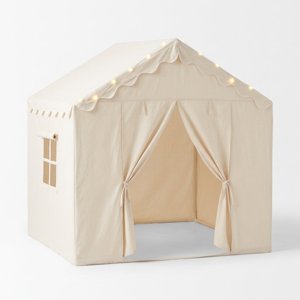 Large Kids Play Tent with Star Lights
