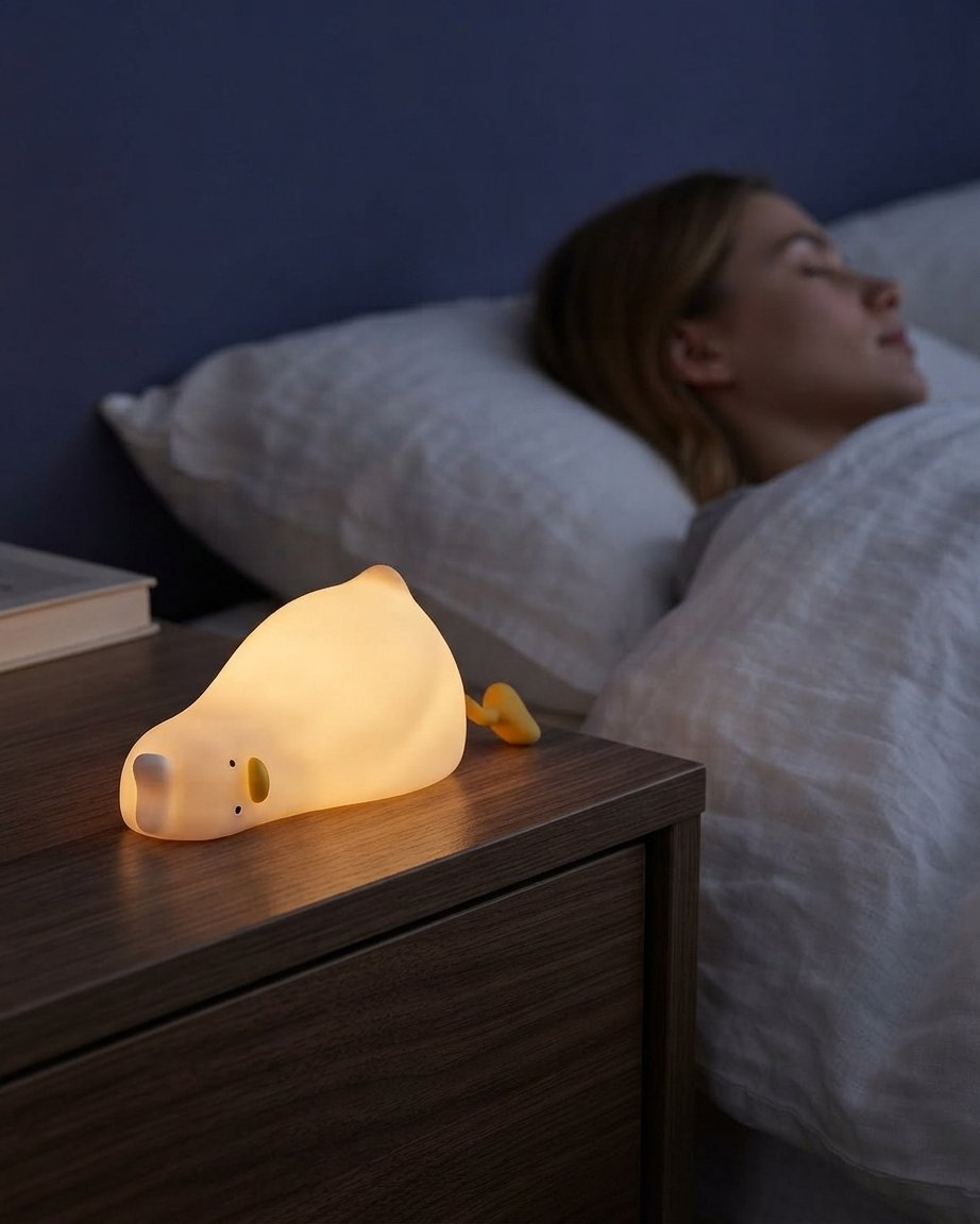 Lying Duck Silicone Night Light