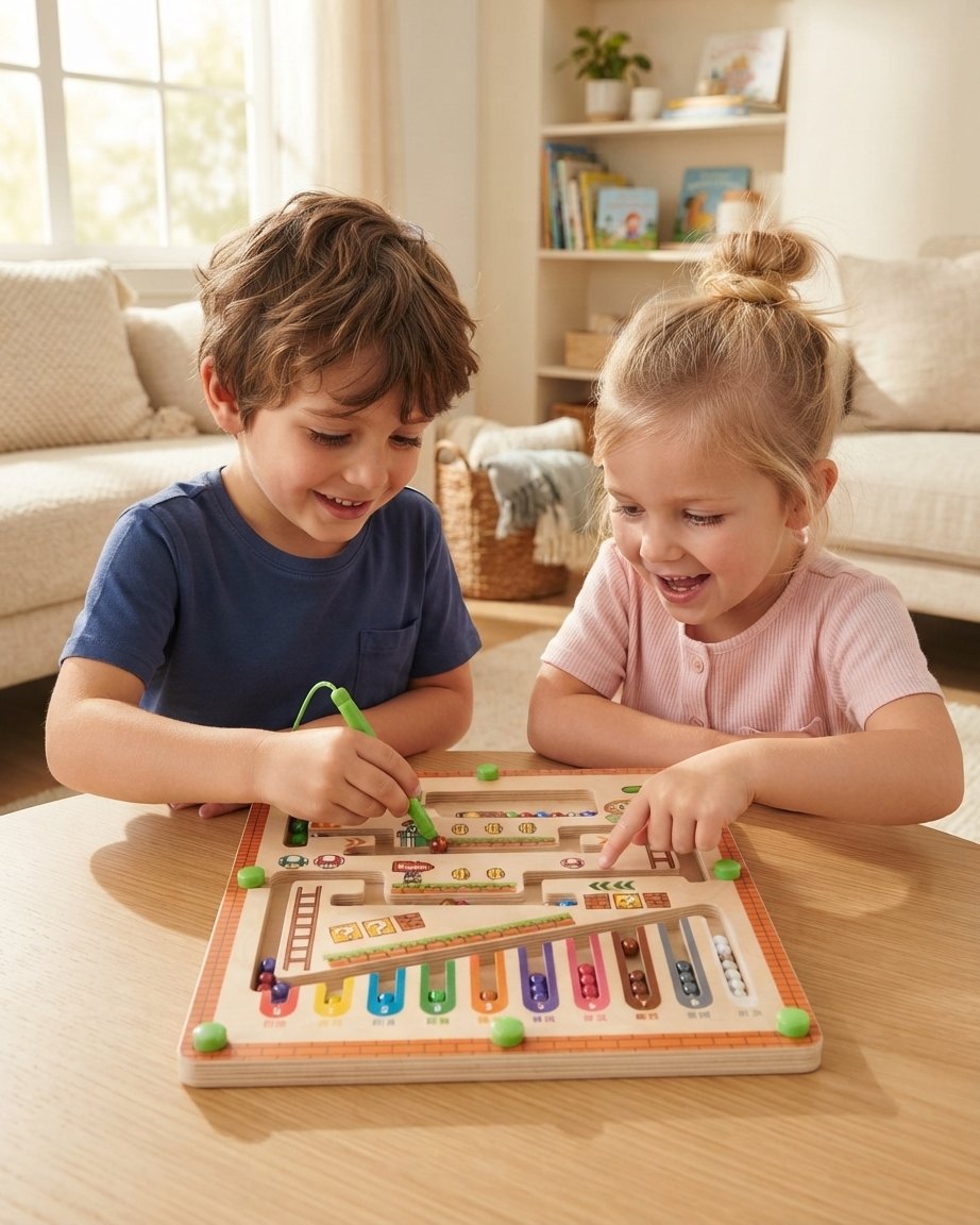 Magnetic Maze Board – Colour Sorting