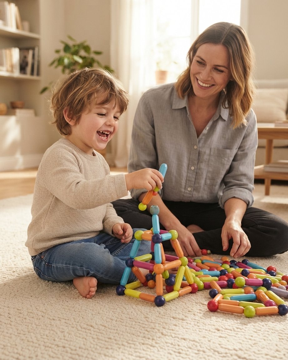 Magnetic Rods & Balls Construction Set