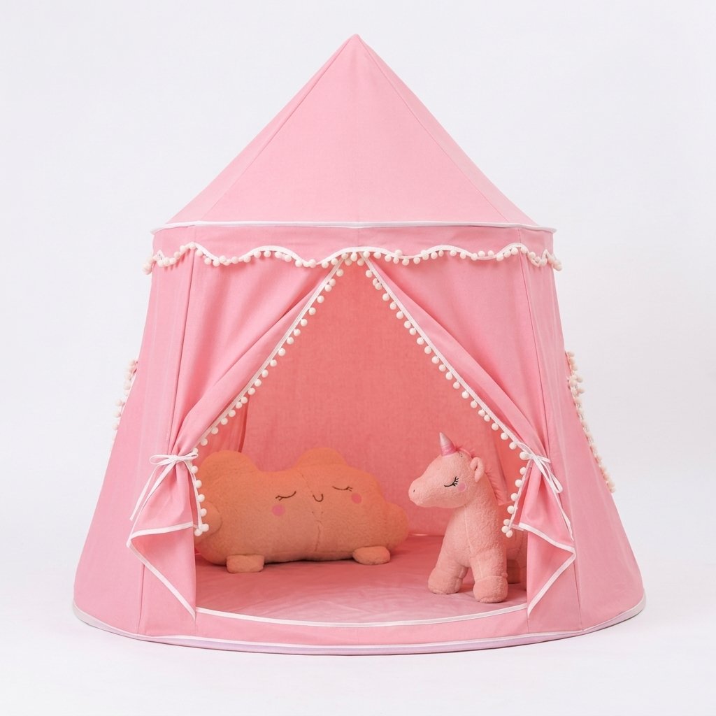 Pink Princess Castle Play Tent