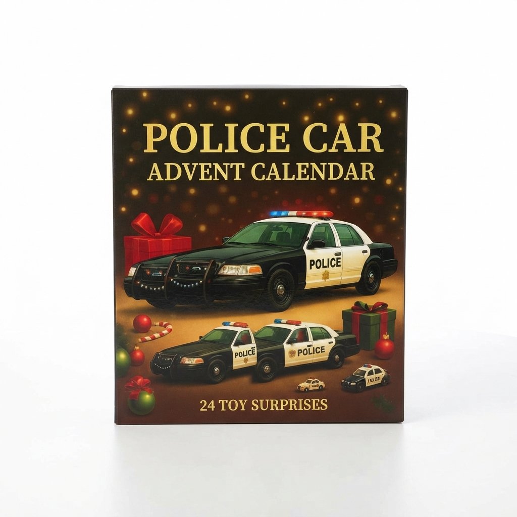 Police Car Advent Calendar, 24 Surprises