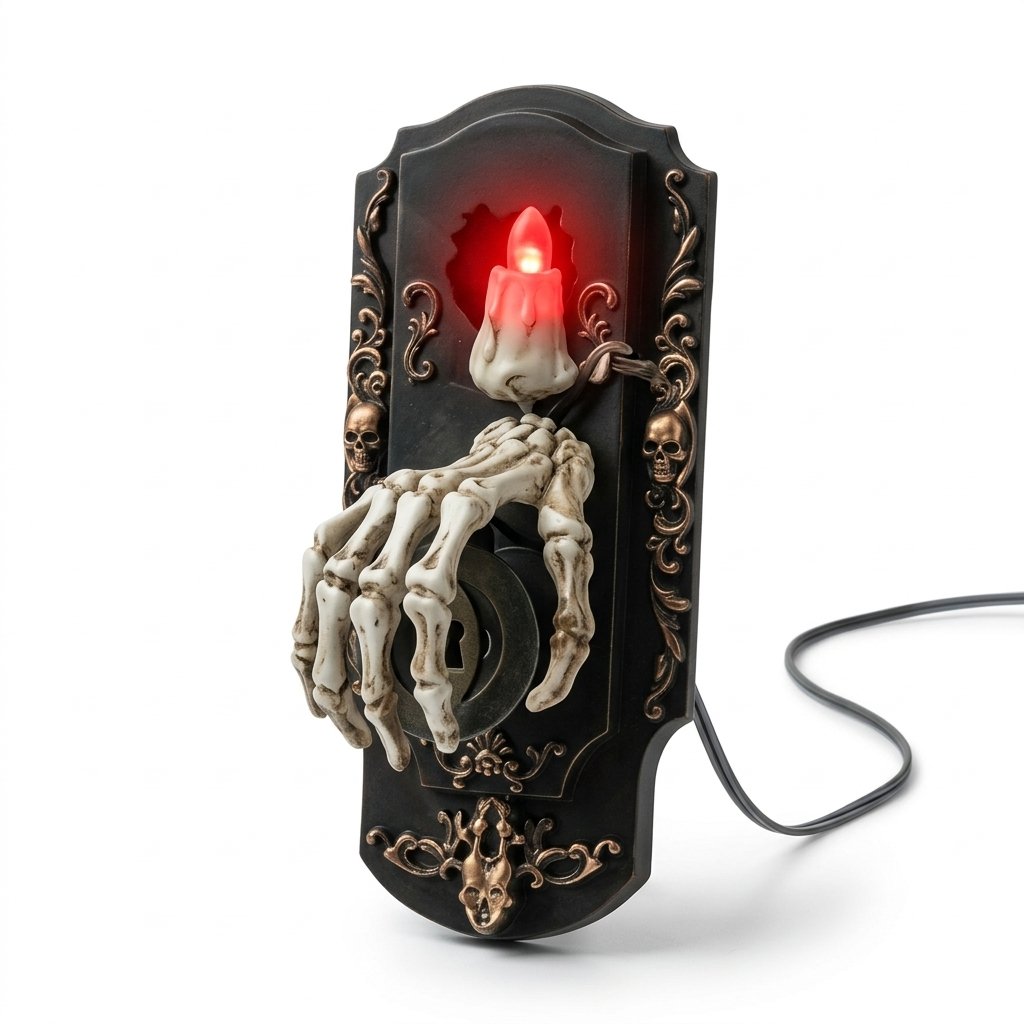 Skeleton Hand Doorbell Prop with Motion Sensor, Sound and Light