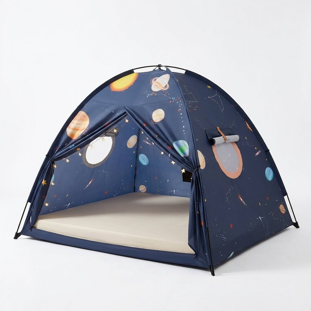 Space Galaxy Kids Bed & Play Tent
