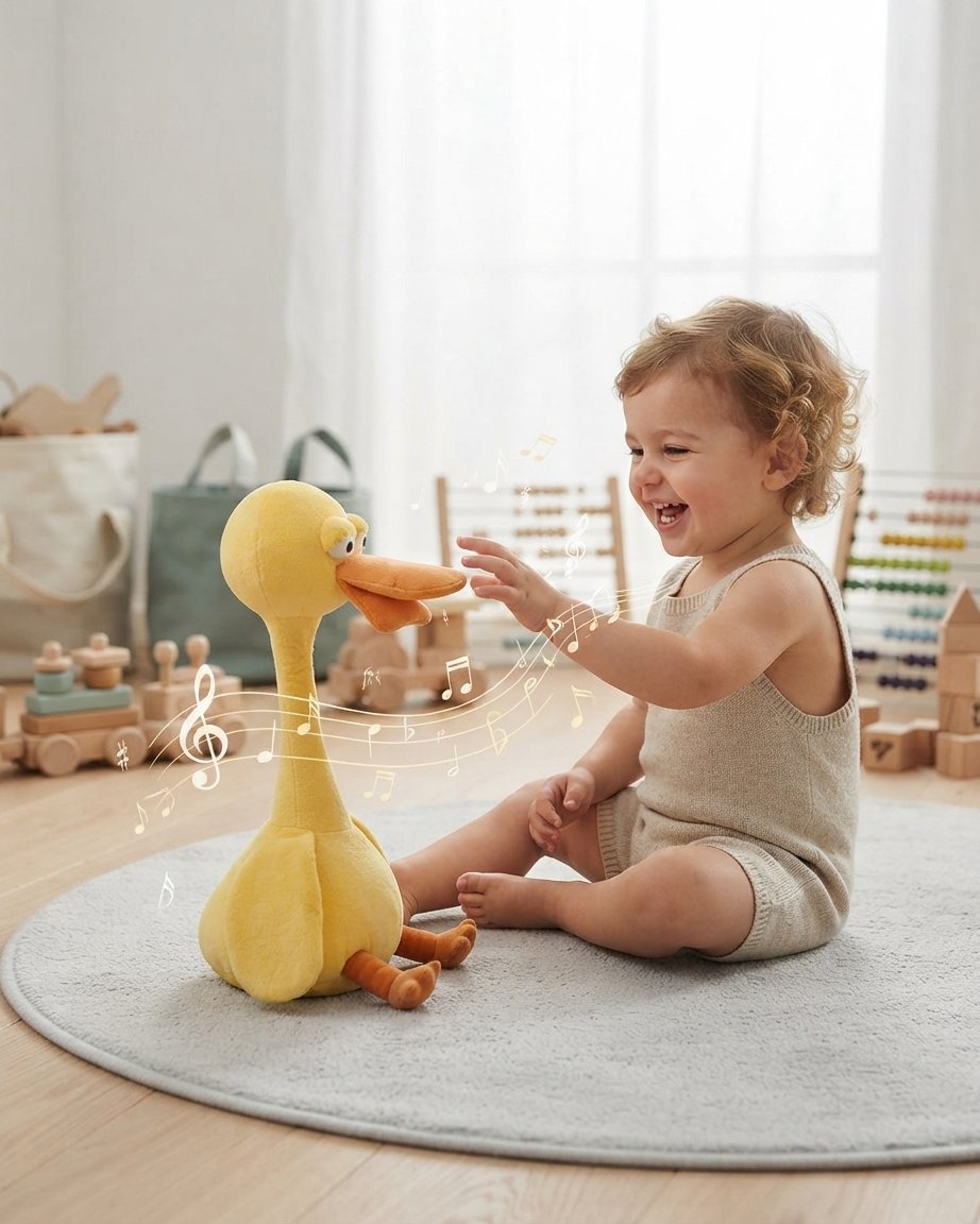 Talking Duck Plush Toy with Voice Mimicry
