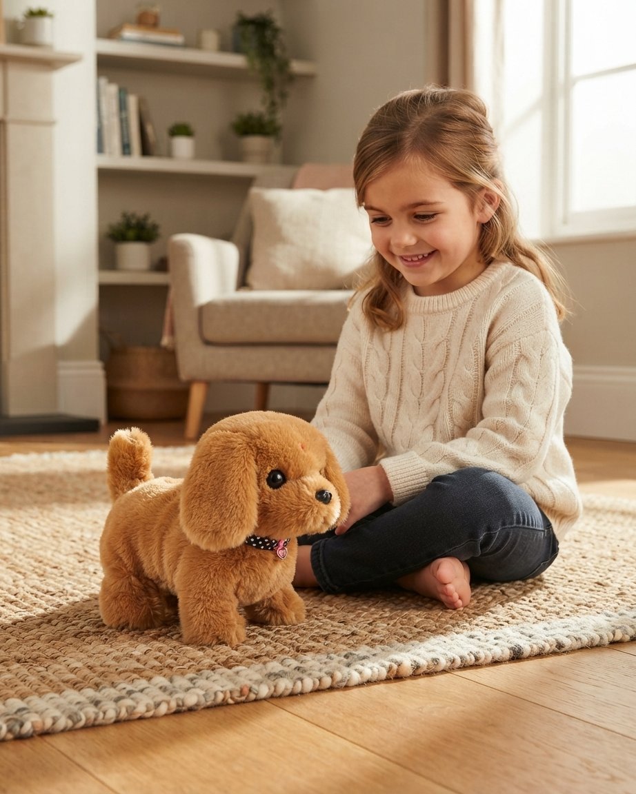 Walking Plush Puppy with Barking Sound