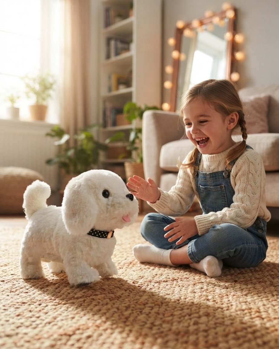 Walking Plush Robot Puppy with Sounds