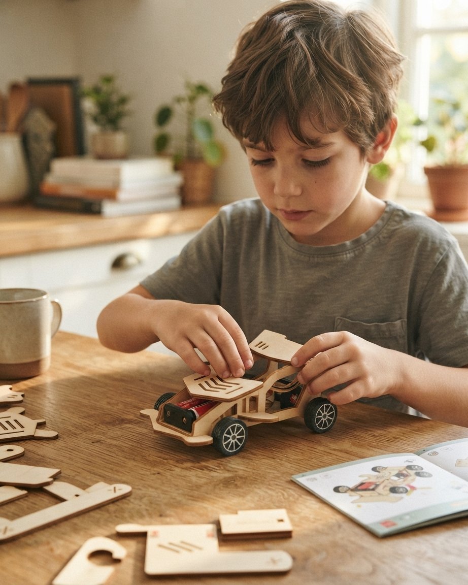 Wooden Wooden Stem Build Kit for Kids Build Kit for Kids