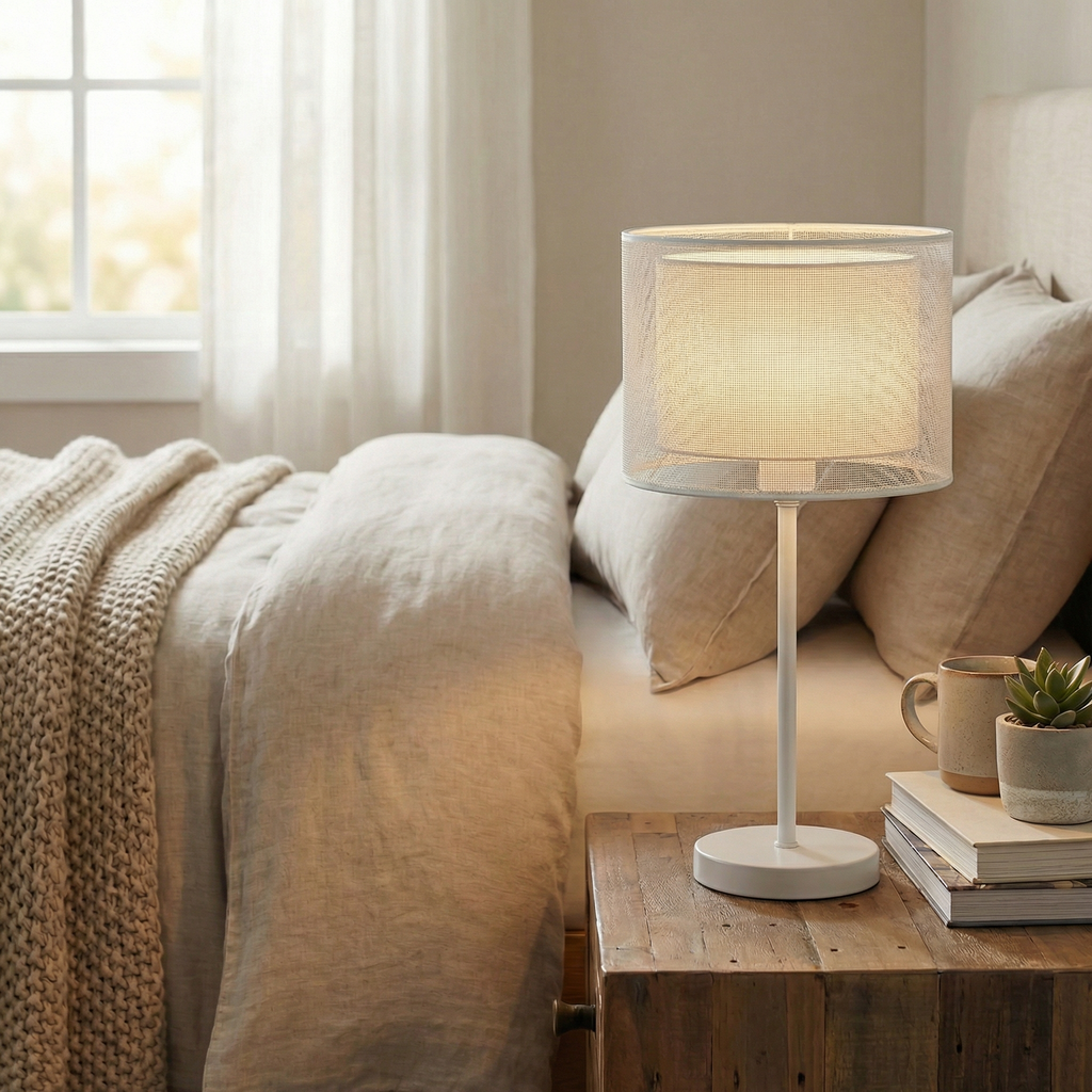 LumaGlow Mesh Table Lamp