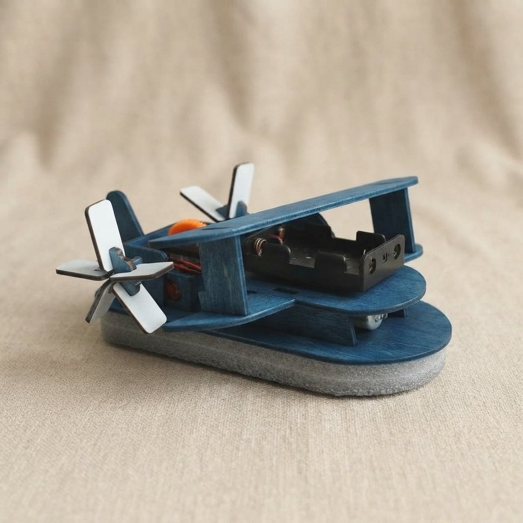 Wooden Wooden Stem Build Kit for Kids Build Kit for Kids — Boat