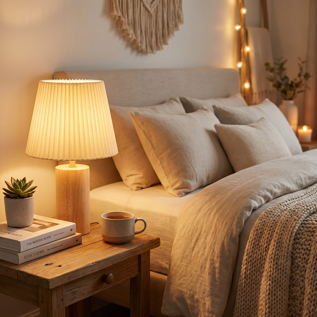 Nordic Wooden Table Lamp