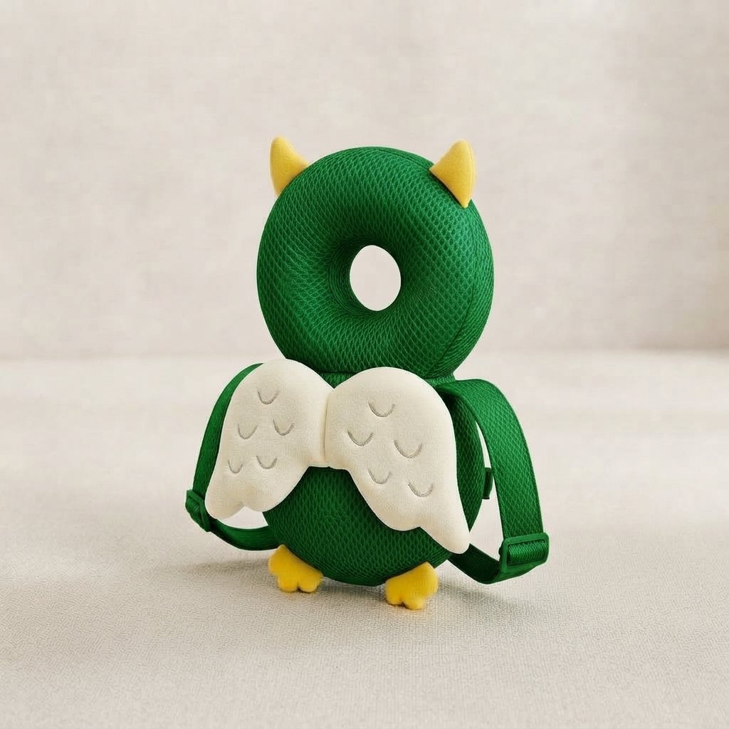 Baby Head Cushion with Adjustable Straps — New Frog