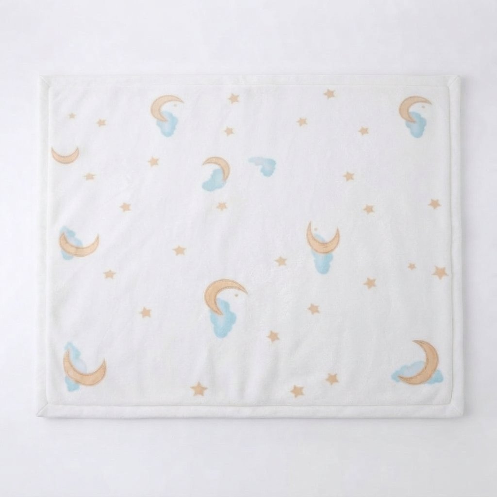 Foam Play Mat with Non-Slip Backing — White