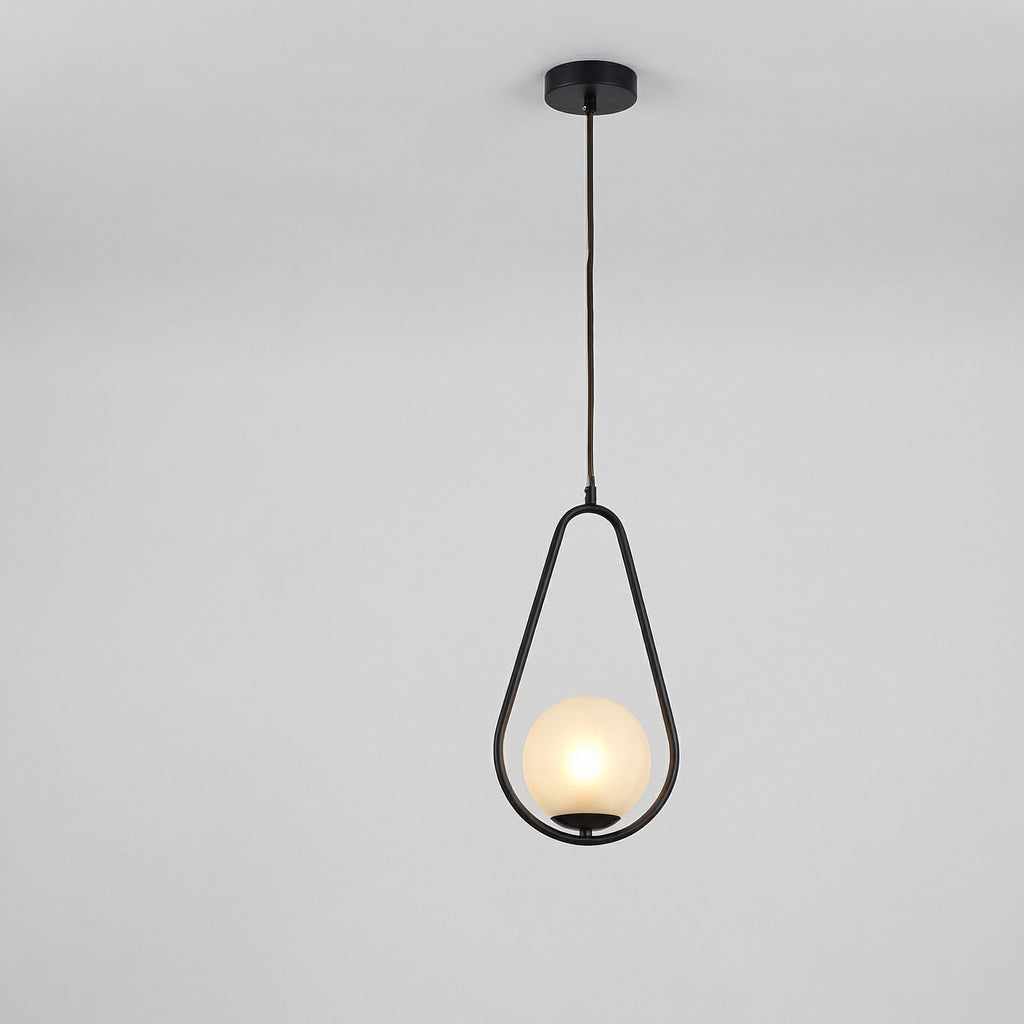 Nordic Black Teardrop Pendant Light