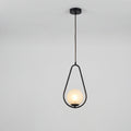 Nordic Black Teardrop Pendant Light