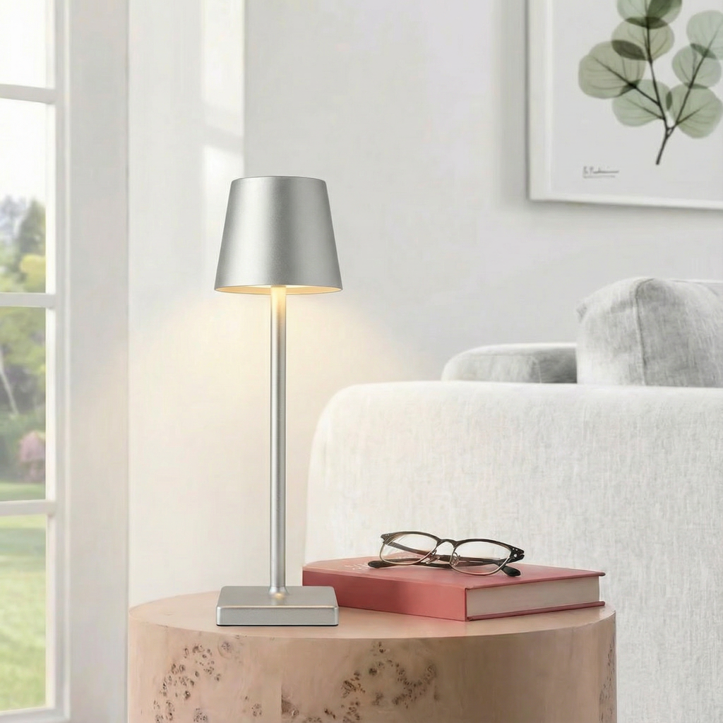 Modern Touch Dimmable Rechargeable LED Table Lamp