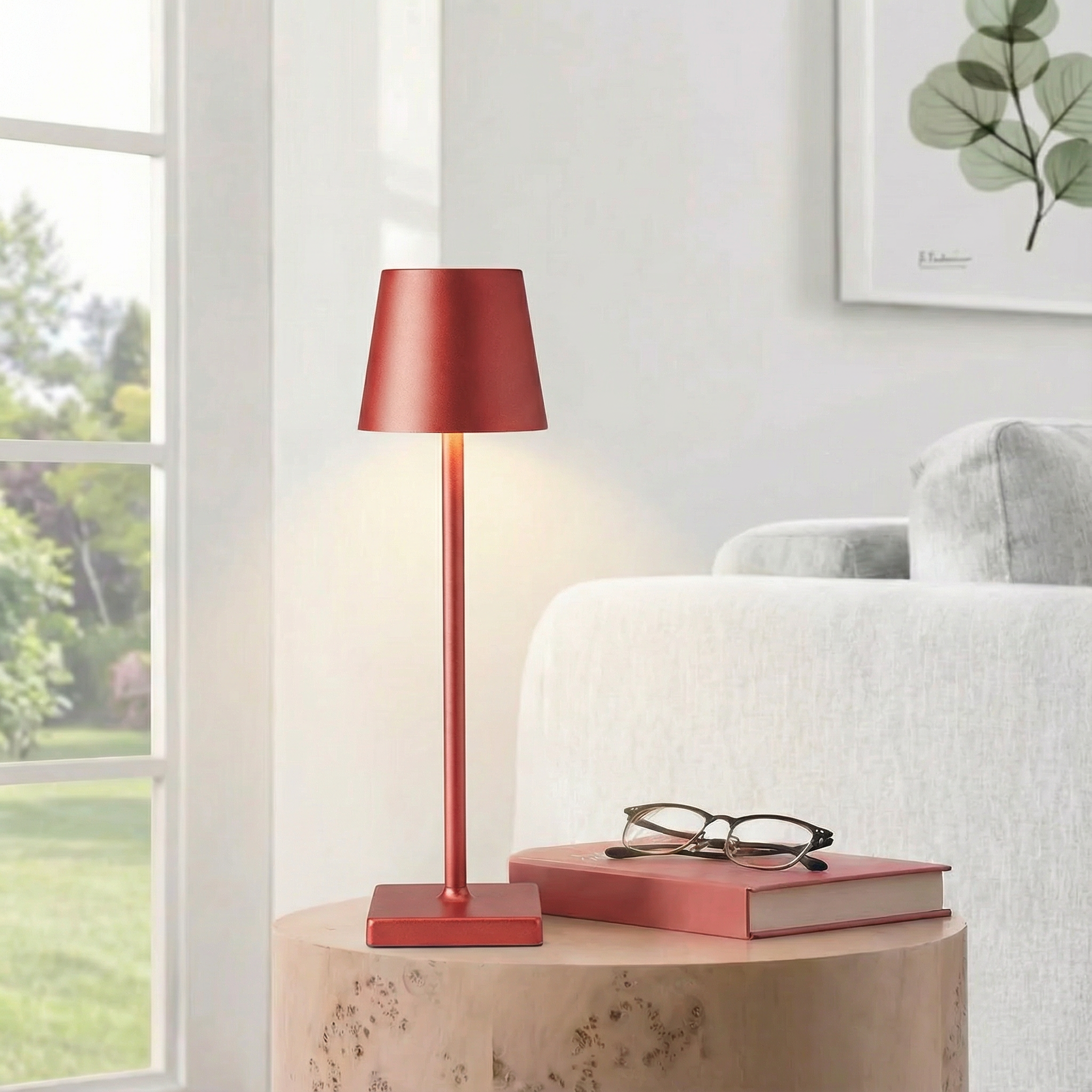 Modern Touch Dimmable Rechargeable LED Table Lamp