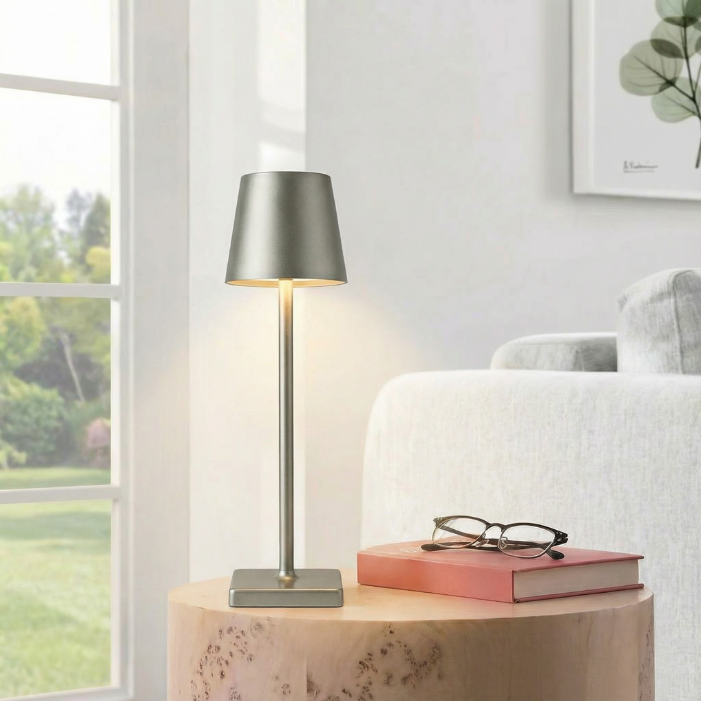 Modern Touch Dimmable Rechargeable LED Table Lamp