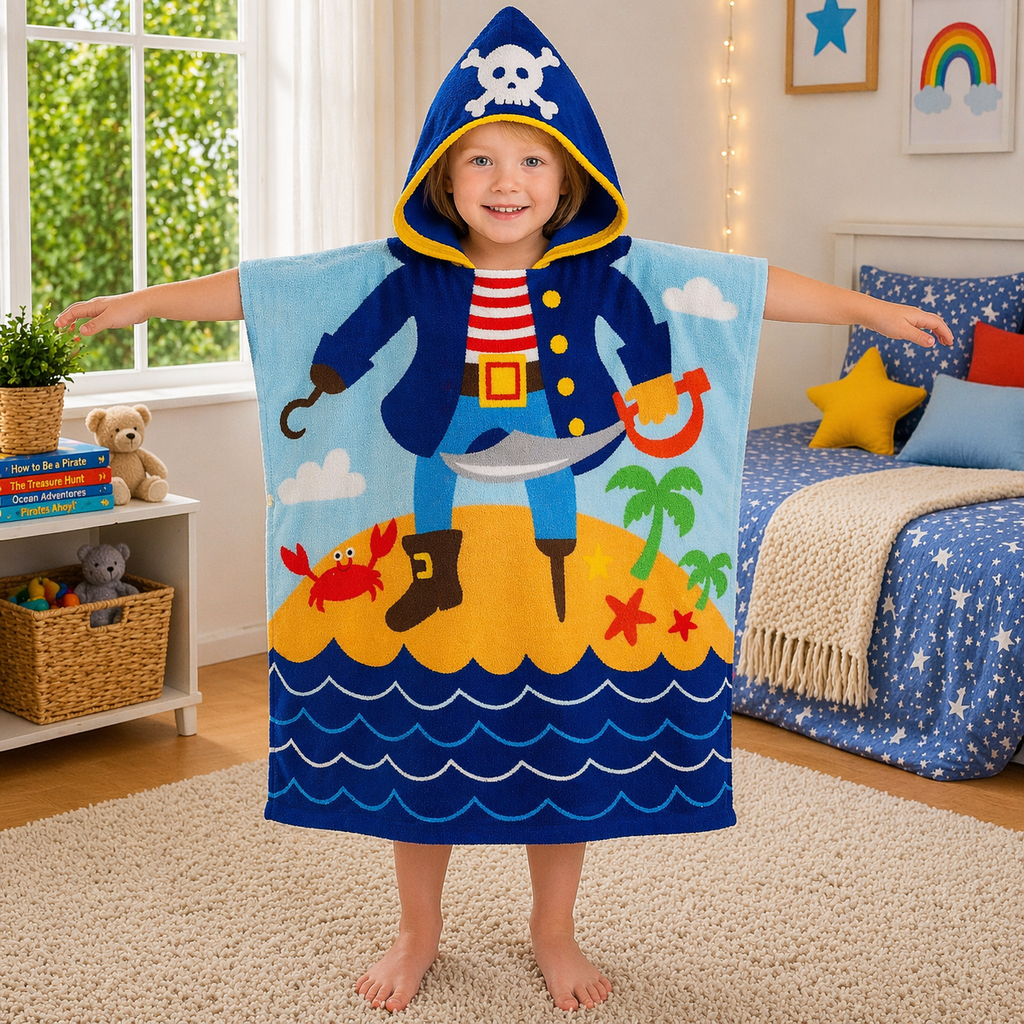 Kids Hooded Bath Towel