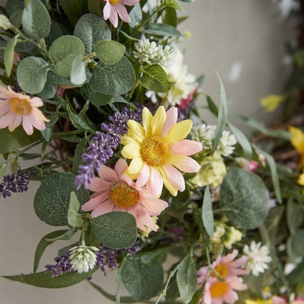 Artificial Wildflower Wreath