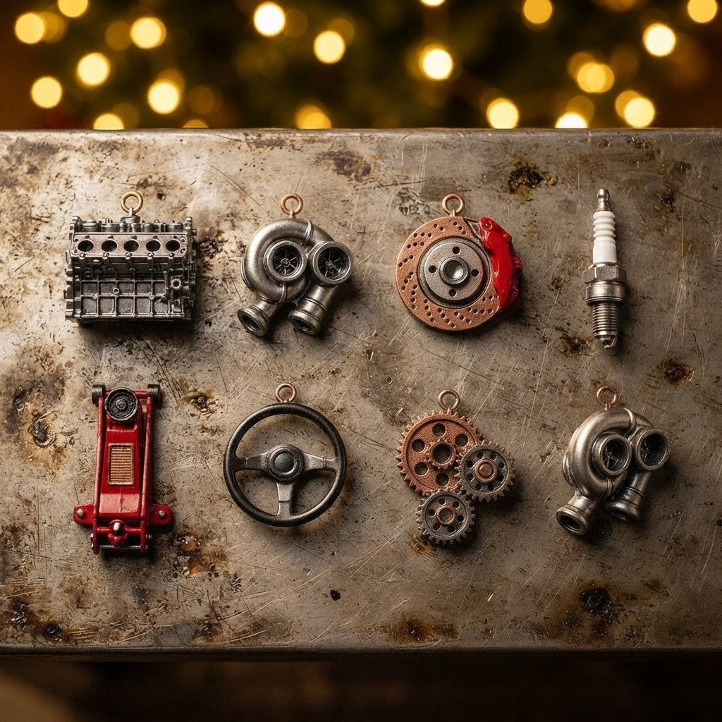 Automotive Advent Calendar, 24 Ornaments