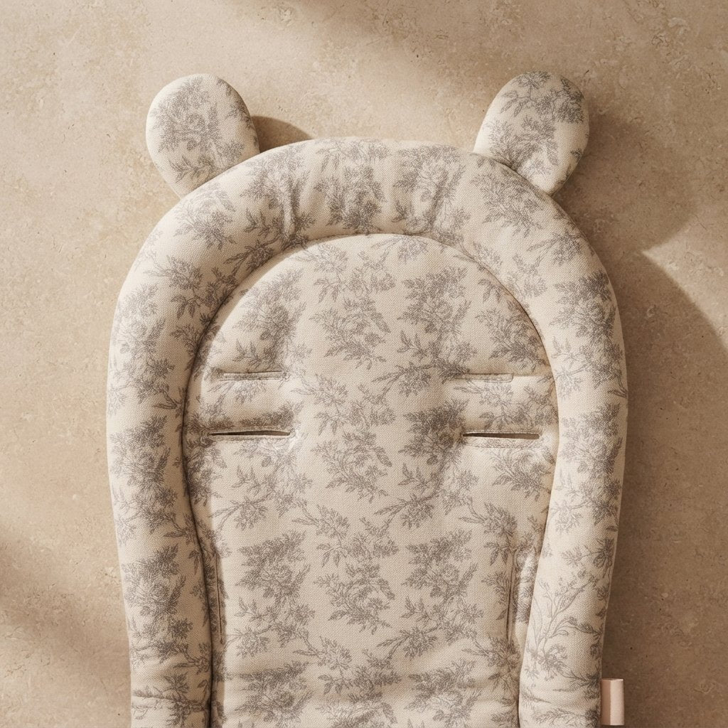 Bear-Ear Pushchair Seat Cushion