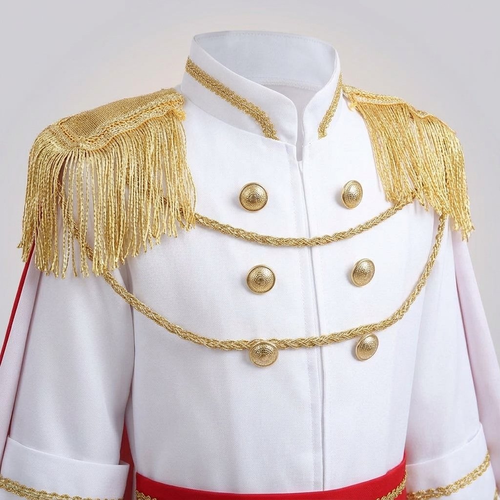 Boys' Royal Prince Costume Set with Crown, Scepter and Cape
