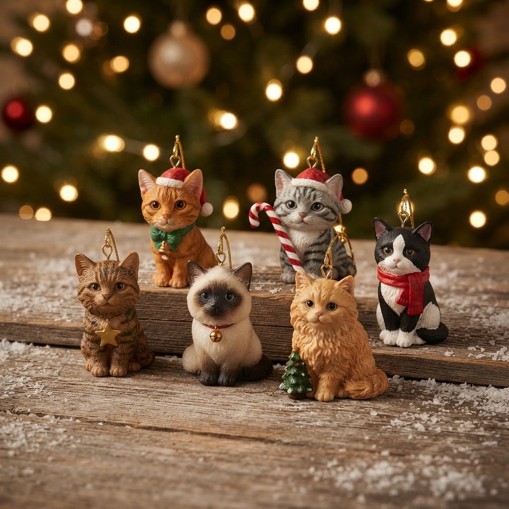 Cat Advent Calendar with 24 Ornaments