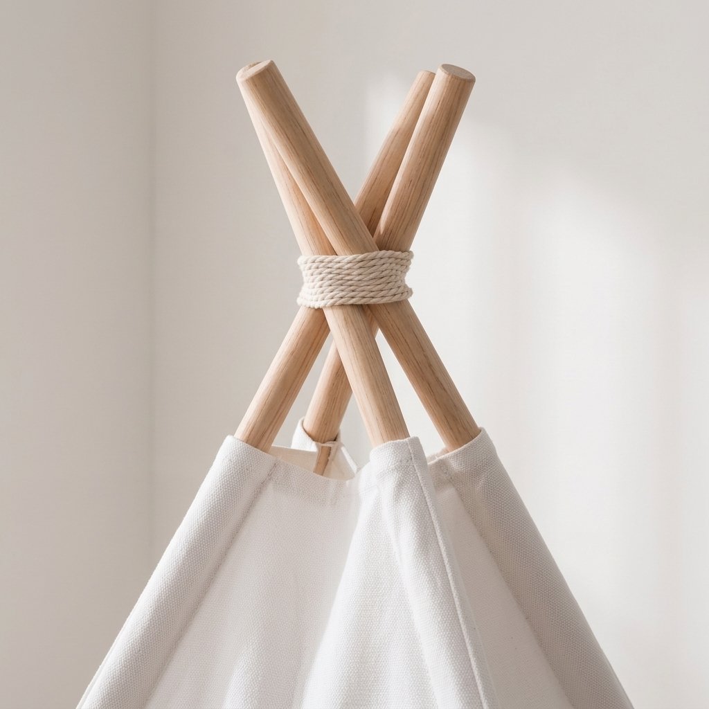 Cotton Canvas Kids Teepee Play Tent