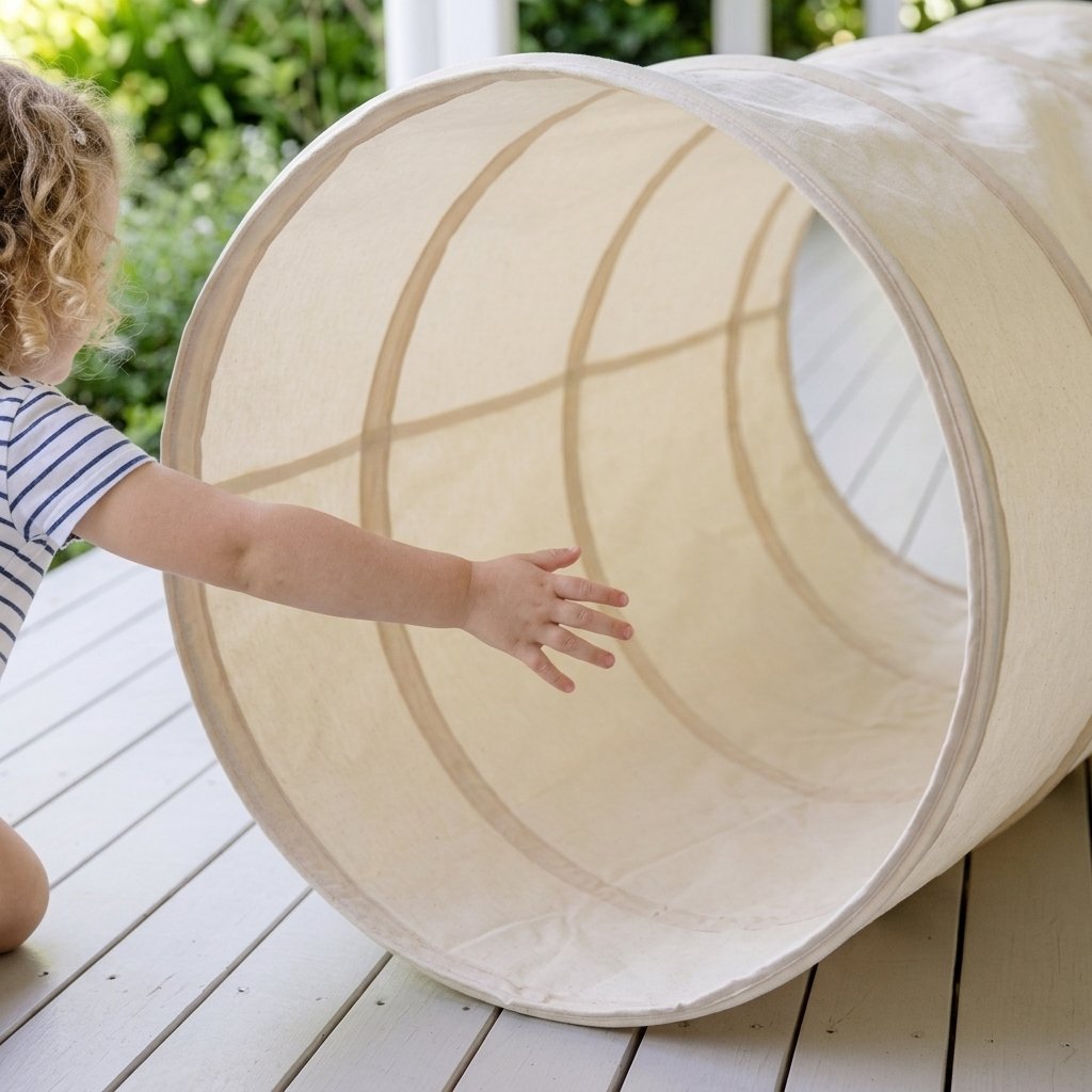 Cotton Canvas Play Tunnel – Oat