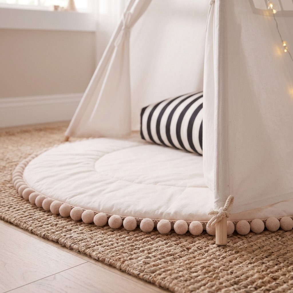 Cotton Canvas Teepee Play Bundle – White