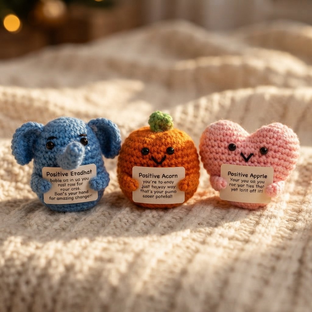 Crochet-Style Advent Calendar, 24 Figures