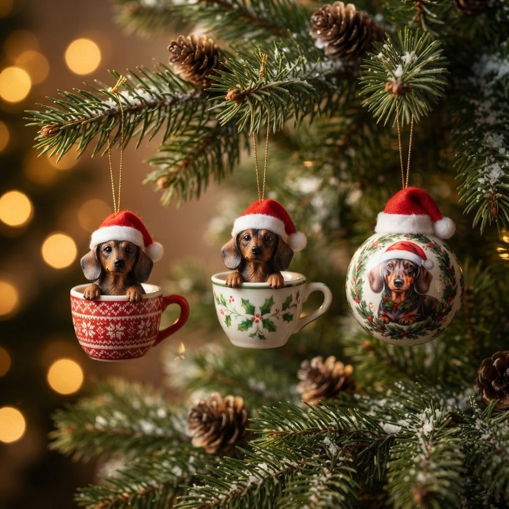 Dachshund Advent Calendar – 24 Ornaments