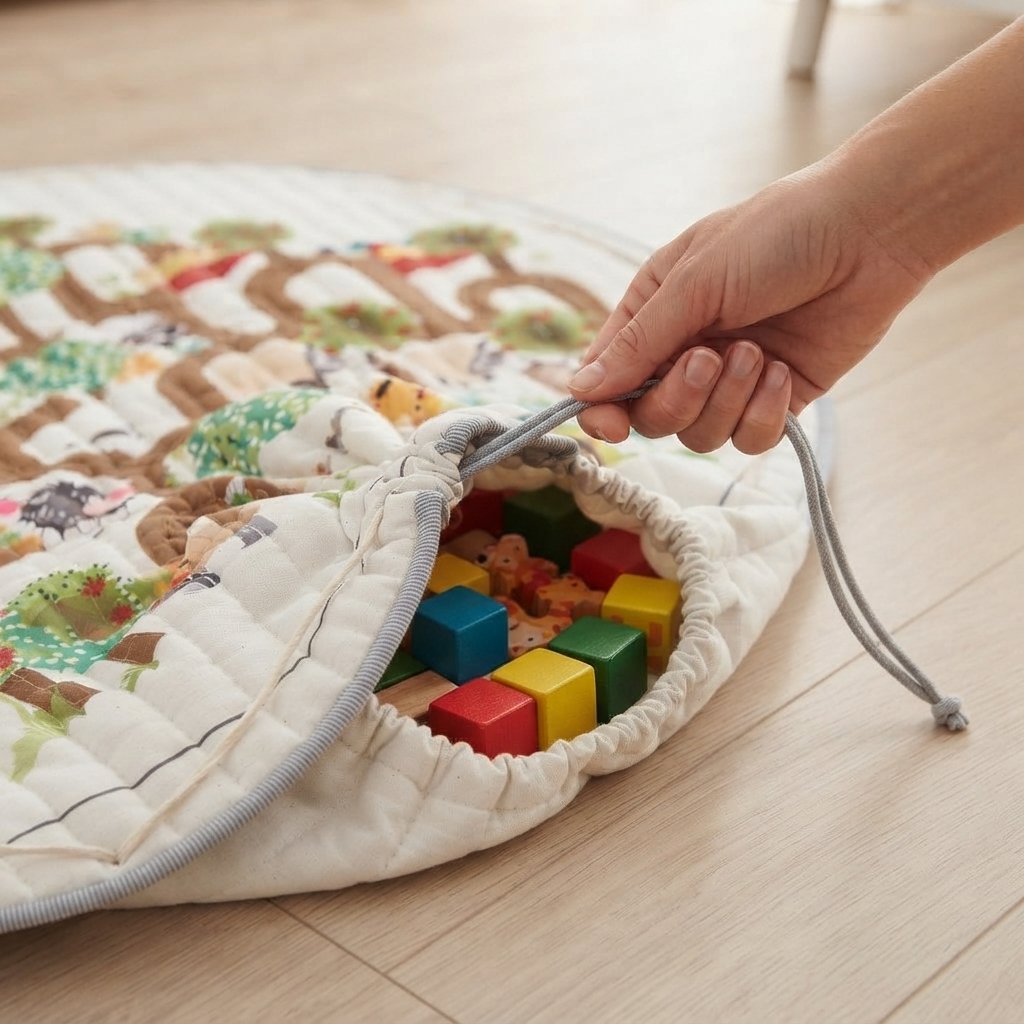 Farm Maze Baby Play Mat with Storage