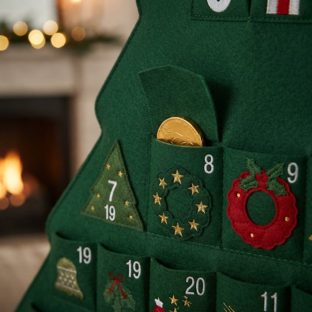 Felt Christmas Tree Advent Calendar