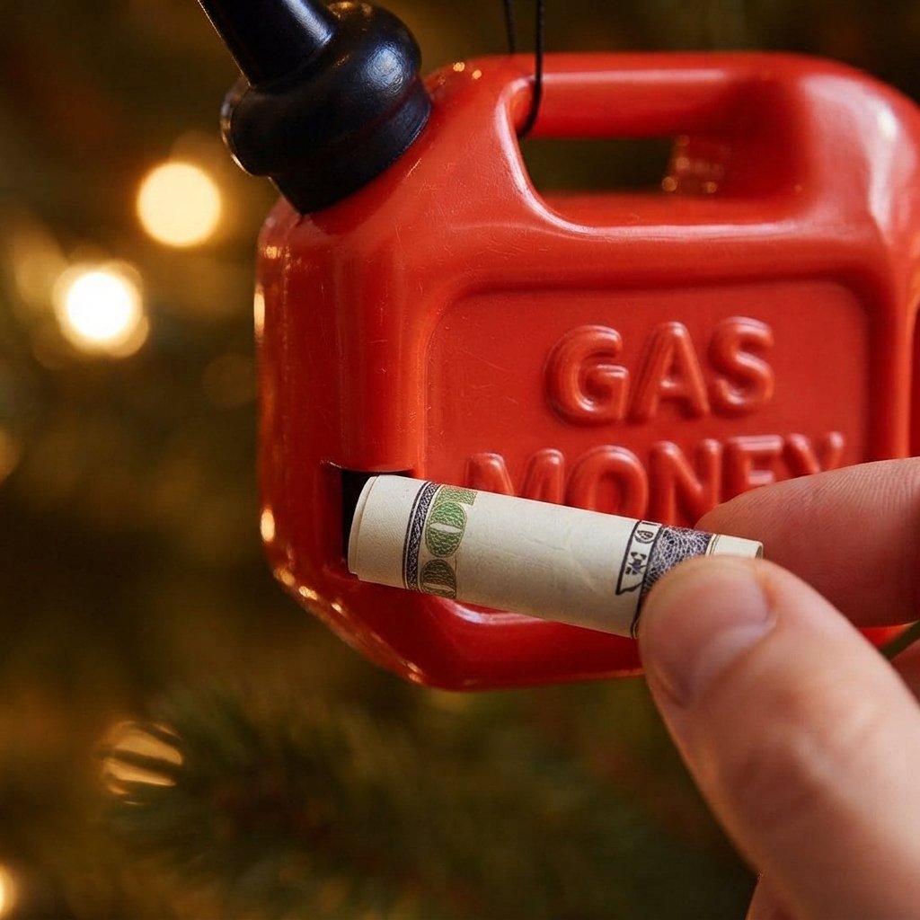Gas Money Christmas Tree Ornament