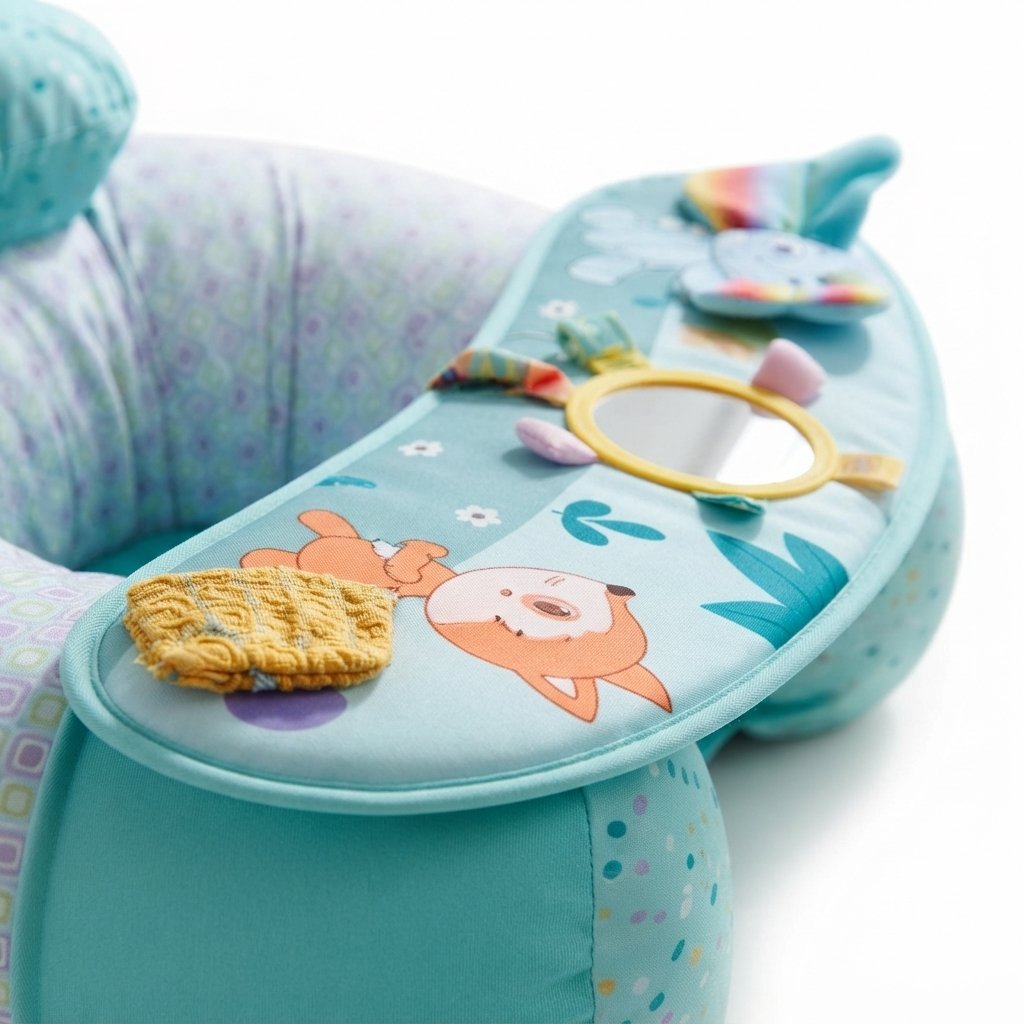 Inflatable Baby Sit-Up Sofa with Play Tray