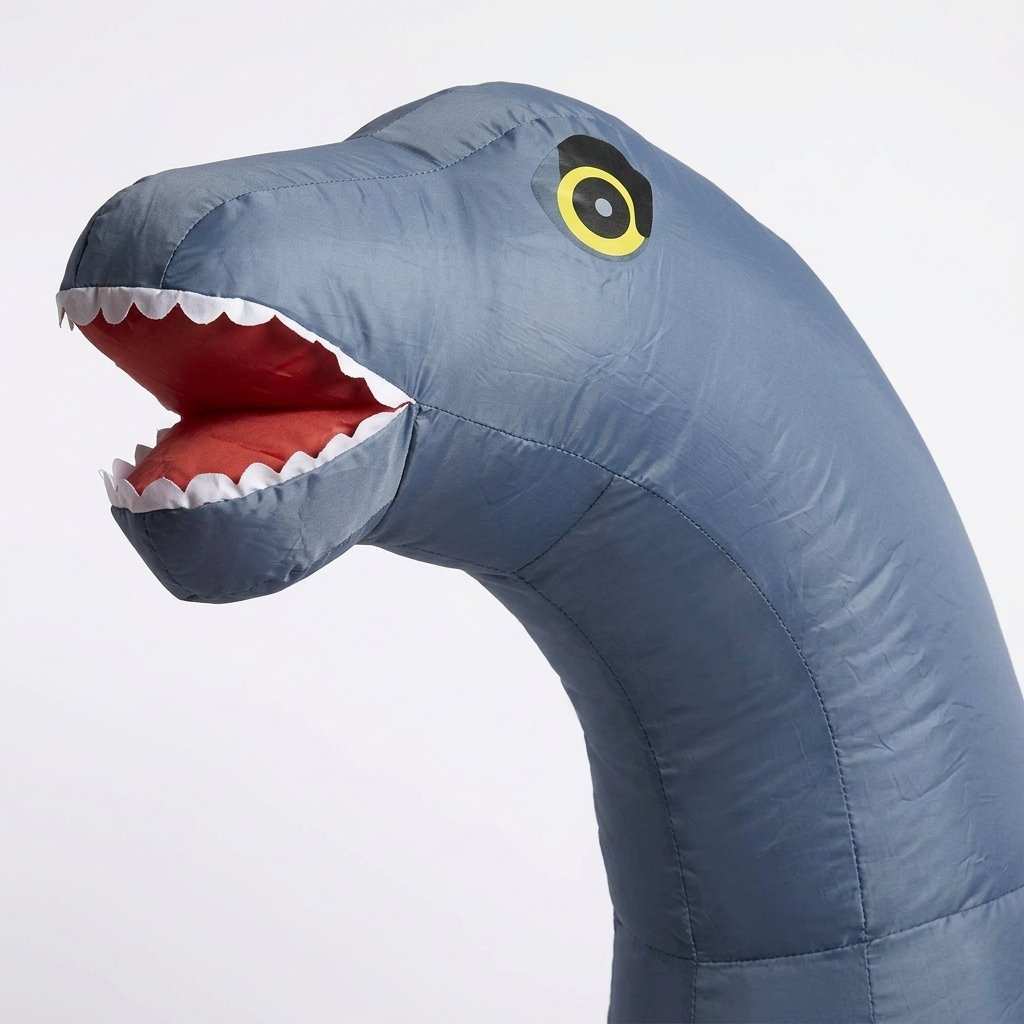 Inflatable Long-Neck Dinosaur Costume for Adults – Sauropod Halloween and Cosplay Suit