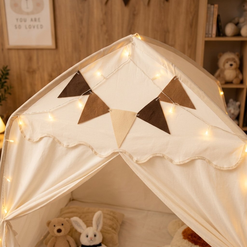Kids House Play Tent with Canopy